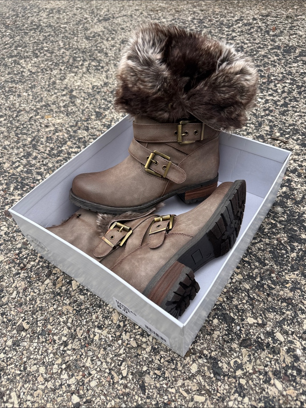 Steve Madden Marbles fur boot